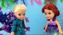 Frozen Elsa Toddler Gets Stuck in a Fish Bowl! Plus Elsa and Annas Hair Stuck Together and more 4k