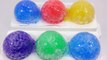 DIY How To Make Colors Orbeez Ice Balls Learn Colors Slime Squishy Ball Toys