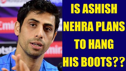 Video herunterladen: Ashish Nehra may retire after T20I against New Zealand in Feroz Shah Kotla Stadium | Oneindia News