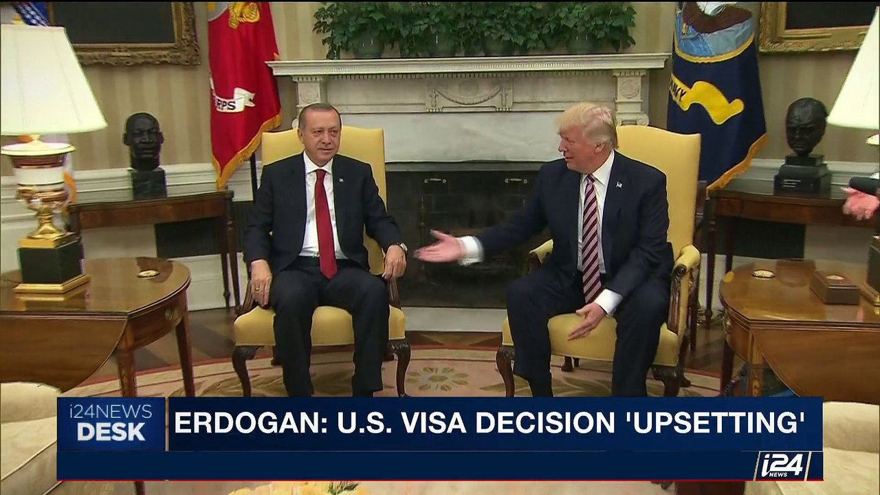 i24NEWS DESK | Erdogan: U.S. visa decision 'upsetting' | Tuesday, October 10th 2017