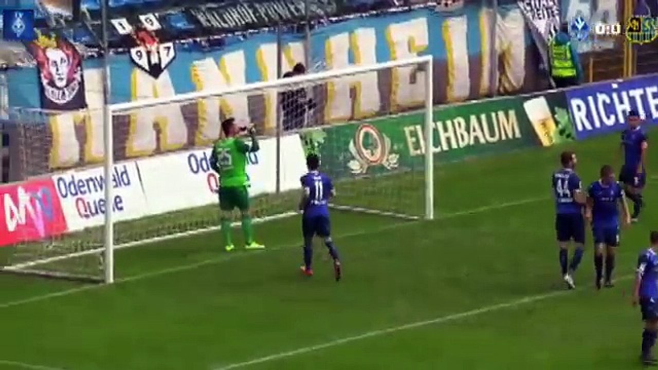 Waldhof 0:1 Saarbrücken (German Regionalliga (South-West). 8 October 2017)