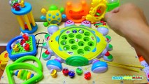 Fishing game for children: Toy reviews fishing toy - Kids videos by Xavi ABCKids