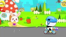 Learn Transport for Kids | Vehicle Themes for Children | Animated Stickers - Baby Panda Play