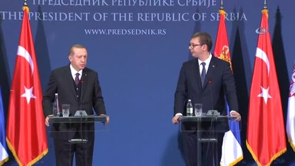 Cumhurbaşkanı Erdoğan: "Türk İş Adamlarının Sırbistan'da Yatırım Yapmalarının Önünü Açacağız"