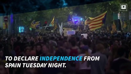 Catalan leader reportedly set to declare independence