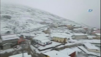 Beyaza Bürünen Gümüşhane Havadan Görüntülendi