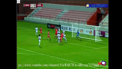 2017-10-09  هدف الاعب المحترف سعد ناطق في مرمى المرخيه في دوري النجوم القطري