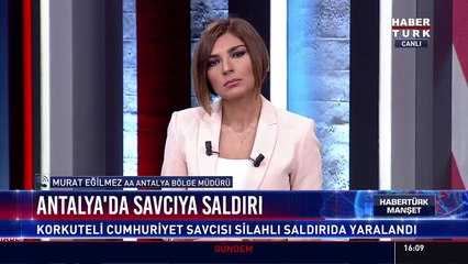 Antalya Korkuteli Cumhuriyet savcı Kadir Küçüköner, ilçede görevli polis memurunun silahlı saldırısına uğradı.