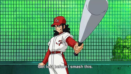 DBS Ep 70 - Goku and Vegeta's epic baseball beam struggle-Vegeta nails Yamcha (End Sub HD 1080p)