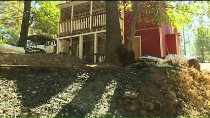 Wildfire Just Misses Northern California Man's Home