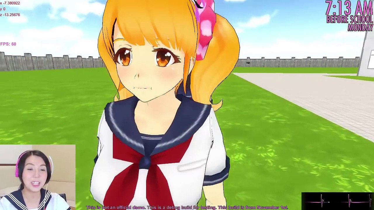 Killing Rival-Chan in front of Senpai! Real Yandere plays Yandere simulator