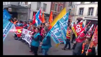 Les fonctionnaires manifestent à Epinal