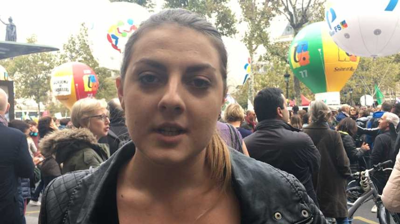 "Je manque de moyens, de matériels et de temps" : la colère d'une infirmière à la manifestation des fonctionnaires