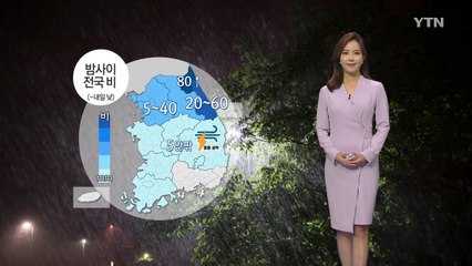 [날씨] 밤 사이 전국 비...낮부터 찬바람 / YTN