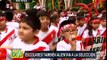 Perú vs. Colombia: así alientan los escolares a la selección peruana