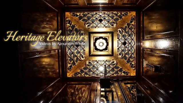 Stuck! Awesome old ZREMB trion freight elevators @ Jana z Kolna 36, Gdynia, Poland