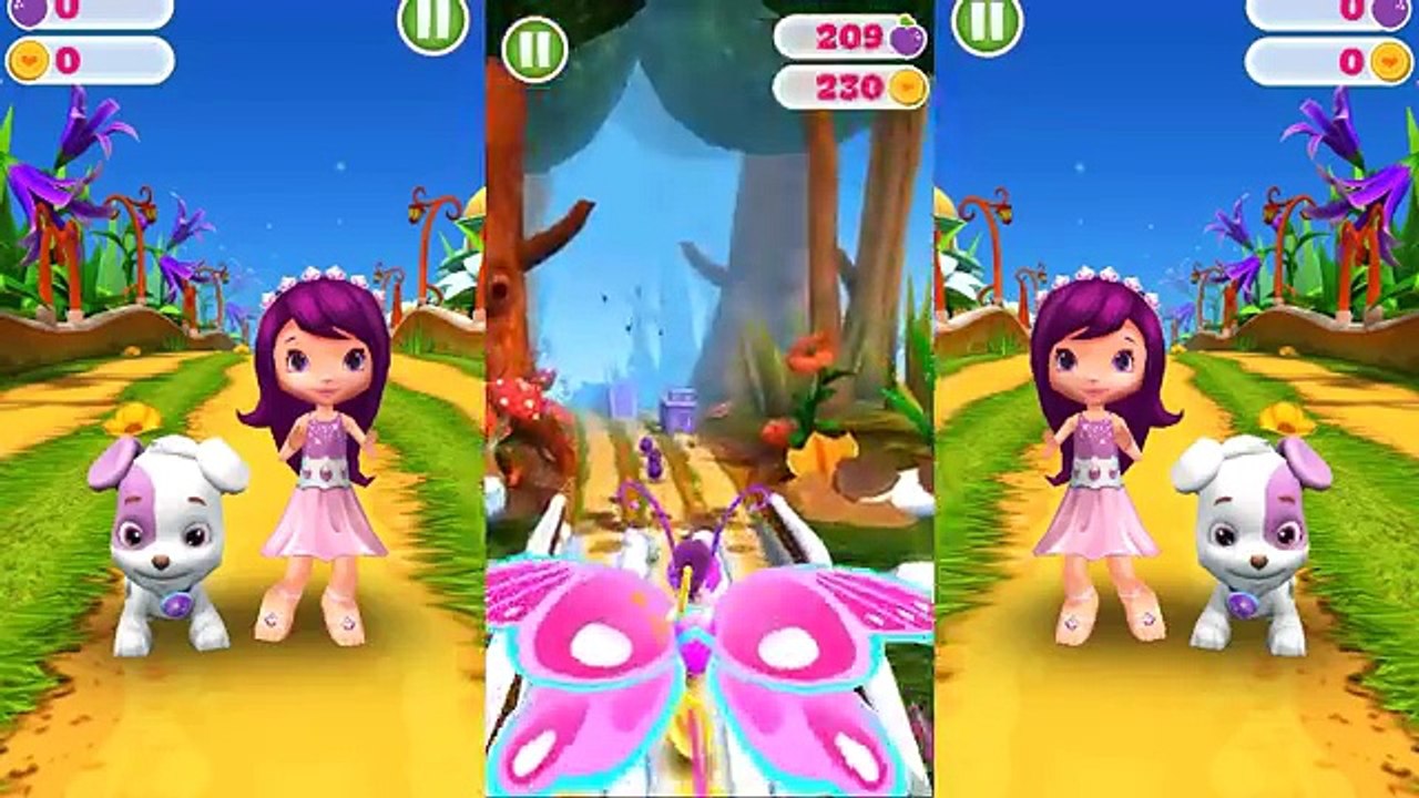 Strawberry Shortcake Berry Rush Plum Pudding with DOG Gameplay makeover for kid. Ep.32