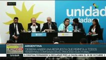 Argentina: exige Unidad Ciudadana transparencia en comicios 22 Octubre