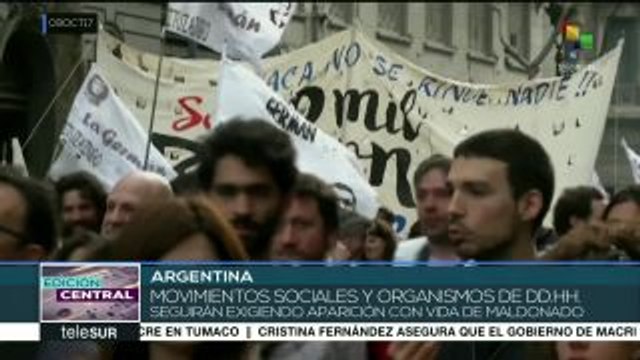 Se cumplen 69 días de la desaparición forzada de Santiago Maldonado