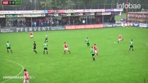 Video Moment When Footballer Dennis van Duinen Failed A Goal When He Was Under The Bow