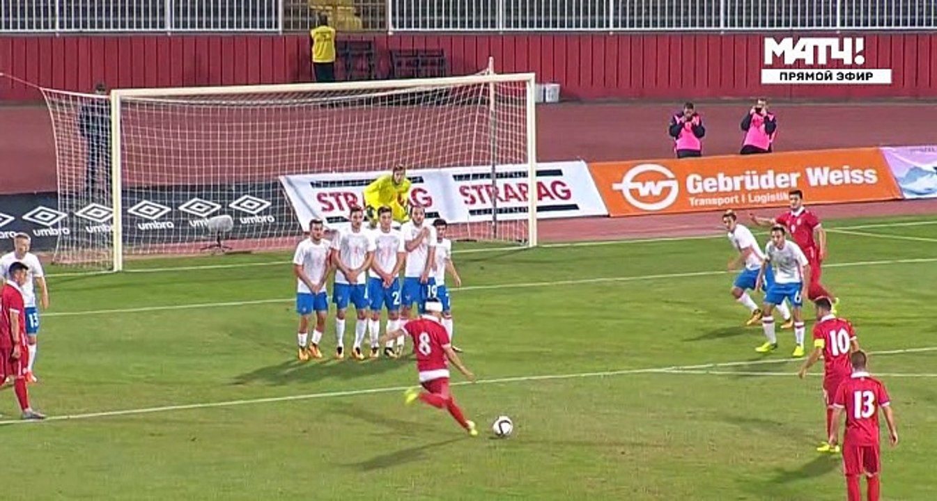Danilo Pantic  Goal HD -  Serbia U21	1-0	Russia U21 10.10.2017