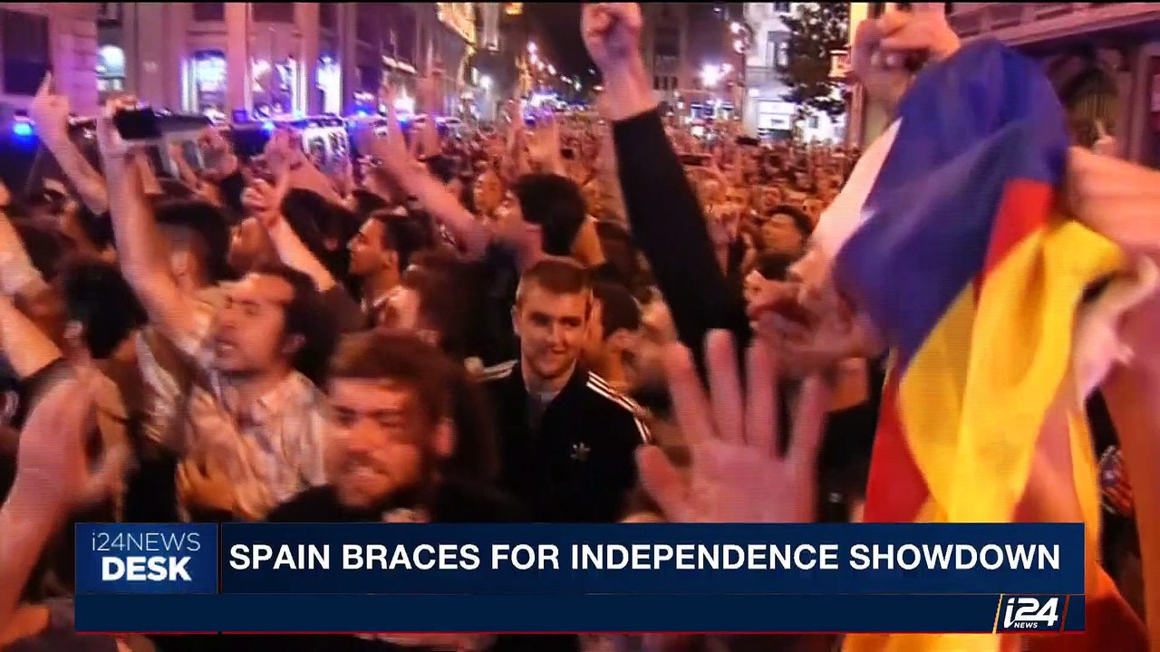 i24NEWS DESK | Decisive day for Catalan  independence | Tuesday, October 10th 2017