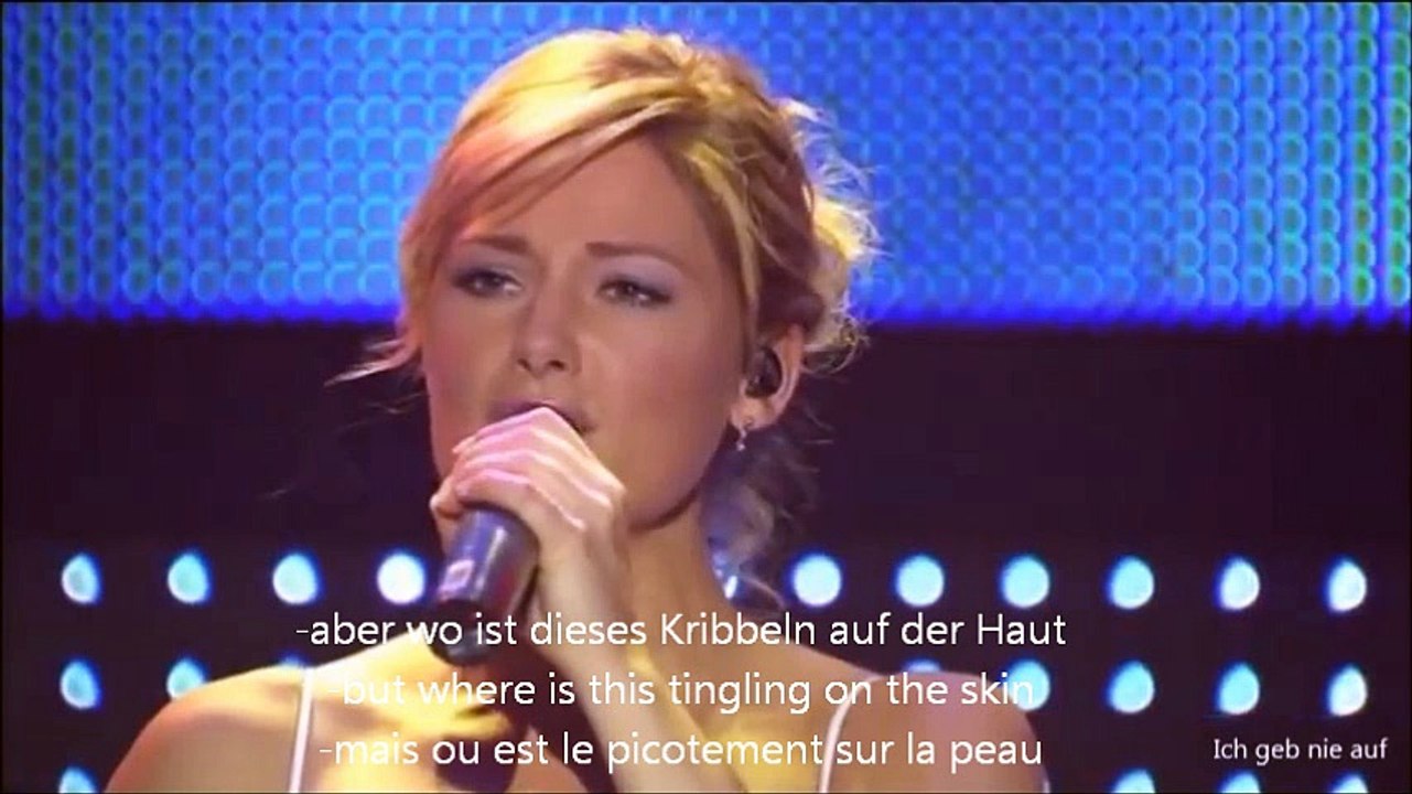 Helene Fischer-  Ich geb nie auf