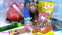 CANDY BONANZA! Monkey GUMBALL Machine! Green Candy SLIME! Bacon Cotton Candy! Giant Candy Kiss!