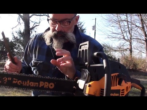 more mileage from your chainsaw, sharpening tricks