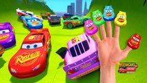 Lightning McQueen Cars The Finger Family song for kids, Nursery Rhymes with Disney Cars   Spiderman