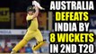 Australia defeats India in 2nd T20I match by wickets, level the series 1-1, | Oneindia News