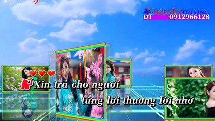 [ Karaoke ] Xin Trả Lại Cho Em - Khưu Huy Vũ ft Hồng Quyên