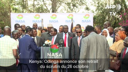 Kenya: Odinga annonce son retrait du scrutin du 26 octobre