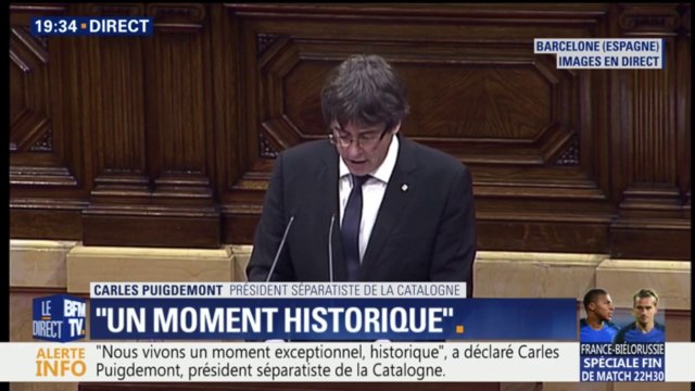 Nous ne sommes pas des délinquants, pas des fous, pas des putschistes , assure Carles Puigdemont
