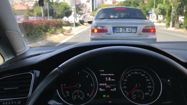 Top Speed (255kmh) Golf 7 1.6 TDI Big Turbo Fuel Consumption (265km 4.6lt100km) Yakıt Tüketimi