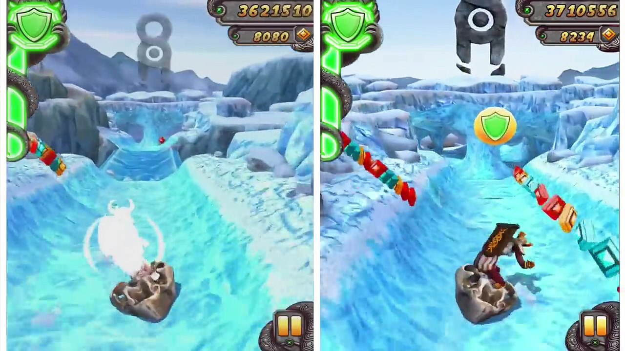 Temple Run 2 - FREYA COLDHEART Vs SIGUR FROSTBEARD