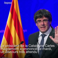 Le président catalan diffère la proclamation de l'indépendance