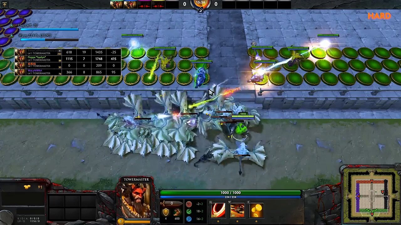 Dota 2 - SPIN TD on HARD STRATEGY - How To BUILD And WIN!