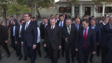 Cumhurbaşkanı Erdoğan, Vucic ile Kalemegdan'ı Gezdi