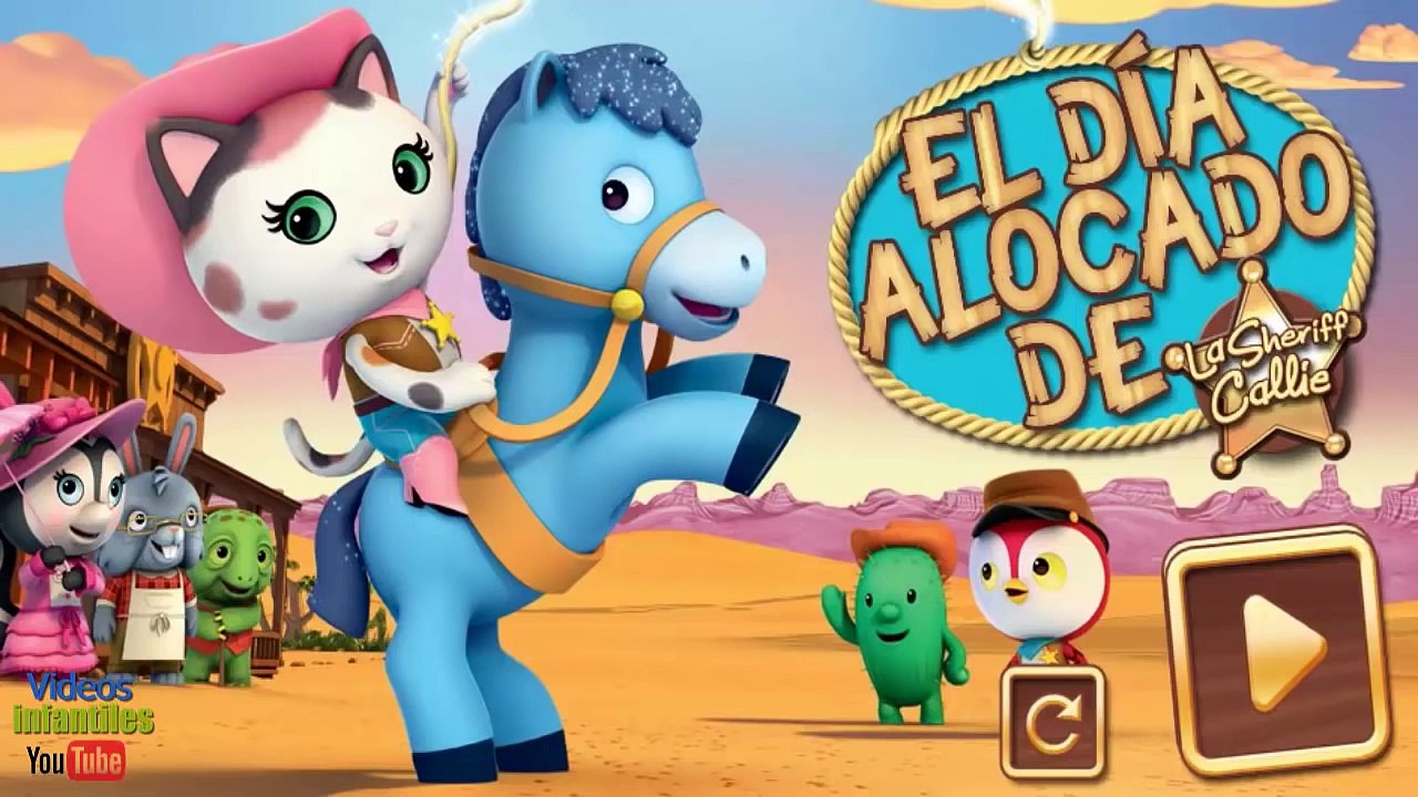 La sheriff callie en español | juegos de disney junior, videos infantiles