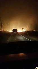 Couple Drives Through Edge of Wildfire Devastating Yuba County