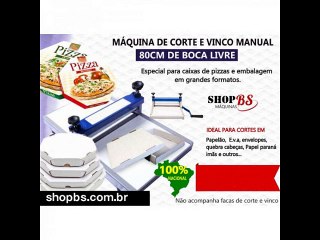Maquina de corte e vinco manual