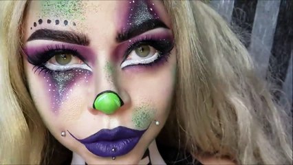 Beetlejuice Inspired Clown | HALLOWEEN MAKEUP