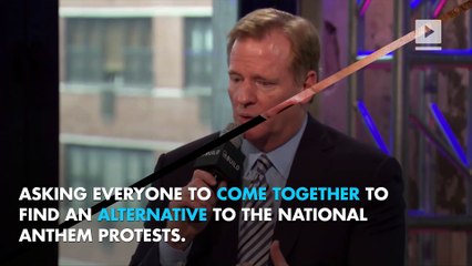 Roger Goodell's letter to NFL teams: Players should stand for the anthem