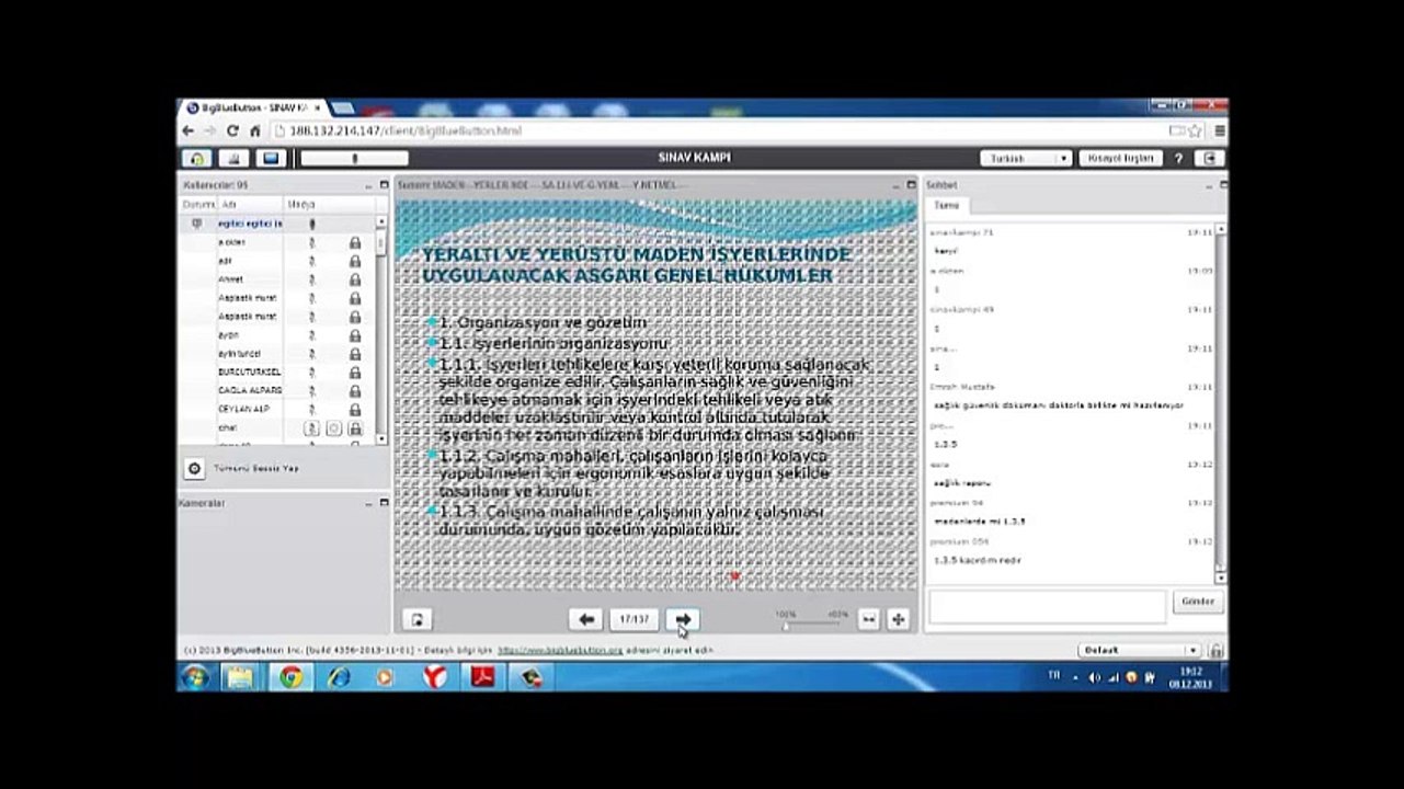 Maden İşyerlerinde İş Sağlığı ve Güvenliği Bölüm 1