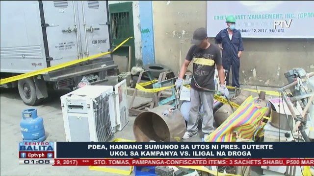 PDEA, handang sumunod sa utos ni Pangulong Duterte ukol sa kampanya vs iligal na droga