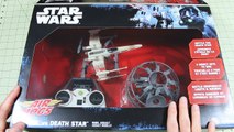 Air Hogs STAR WARS X-Wing vs Death Star Drone Combat Rebel Assault Unboxing and First Flights