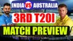Virat Kohli eyes for a series win against Australia in the 3rd T20I encounter at Hyderabad |Oneindia