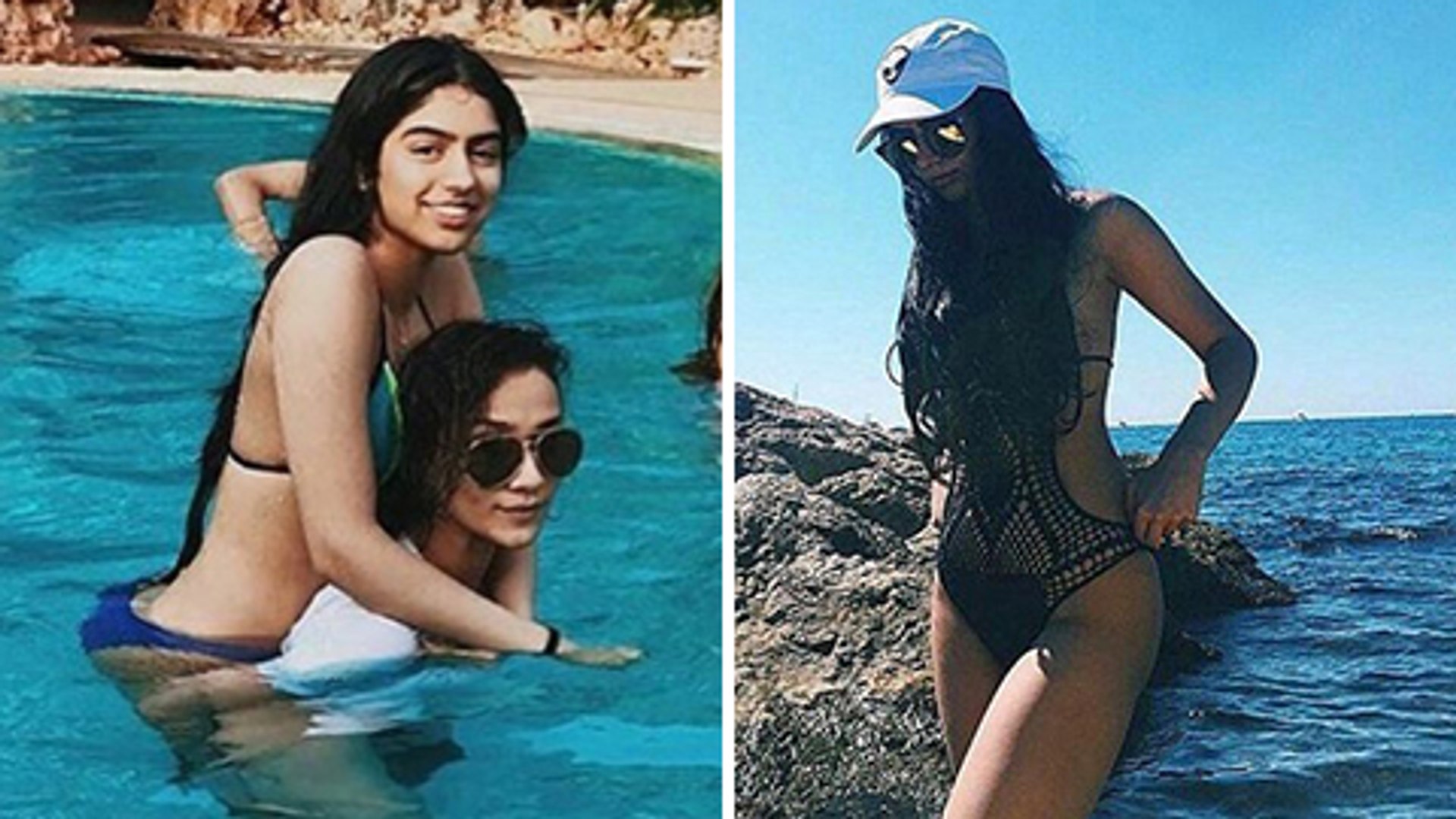 Jahnavi Kapoor Khushi Kapoor BIKINI Photos Go Viral On Internet - video  Dailymotion