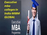 Online MBA courses from Executive mba colleges in India